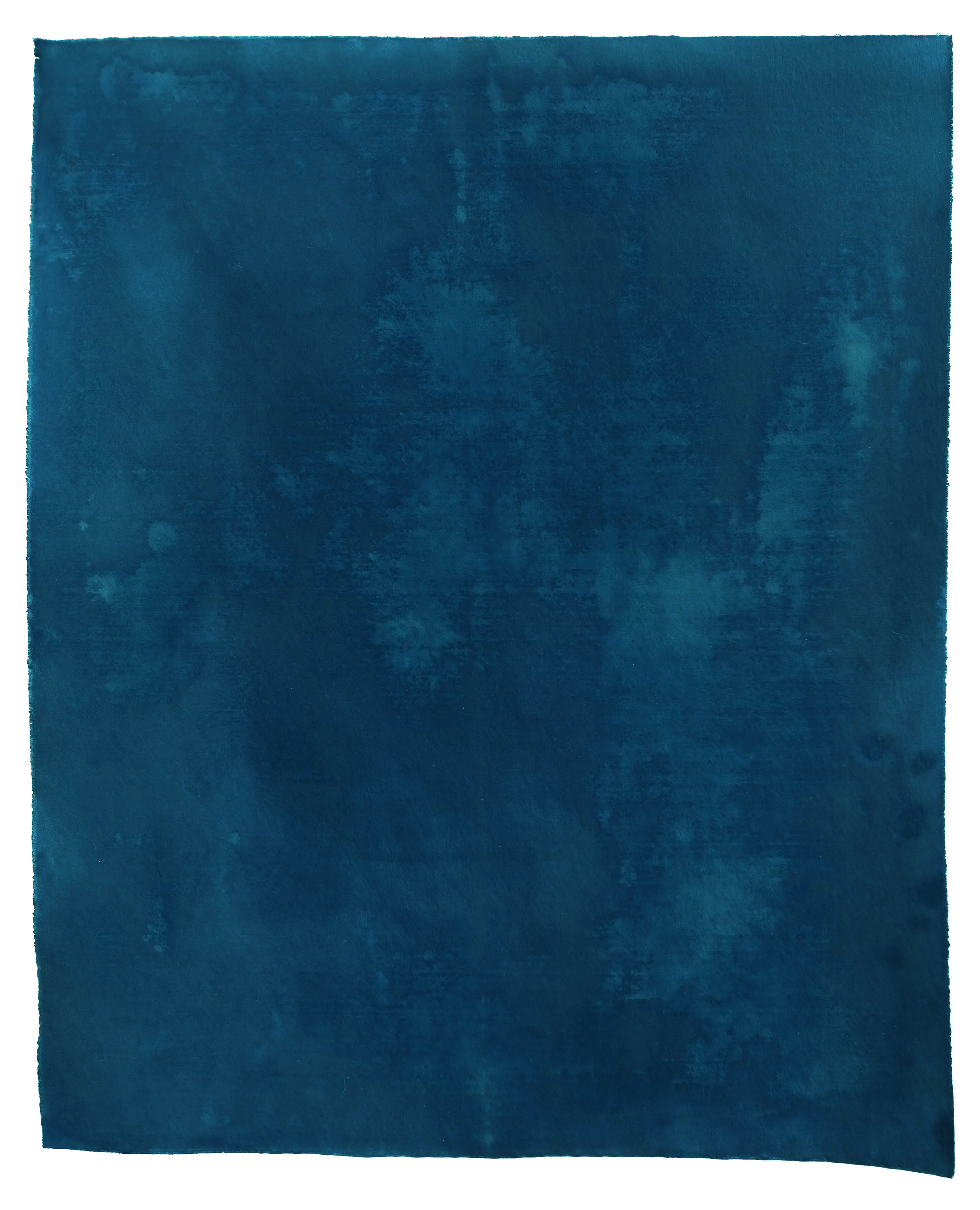 Untitled Blue 2018 Acrylic on unstretched Canvas 160 x 150 cm